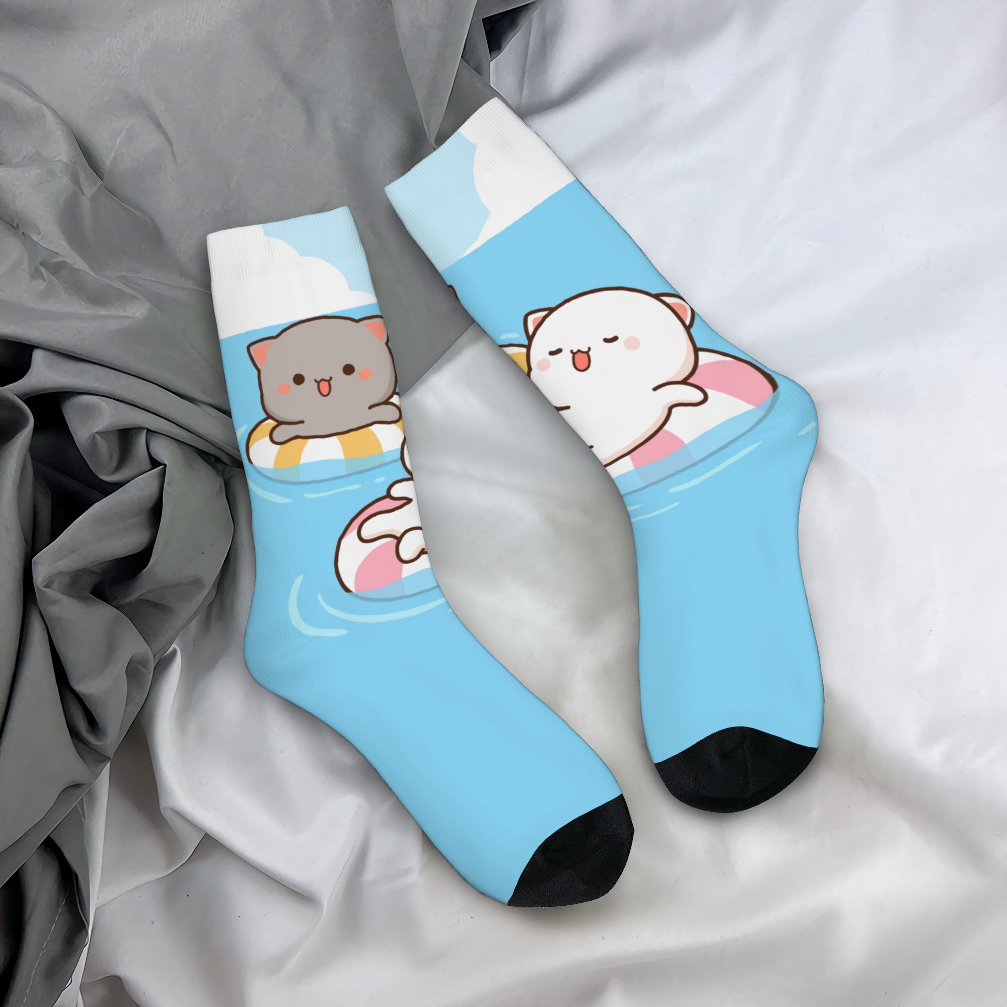 Dress Sock Men - Spersonalizowane Śliczne Gify z Kotkami Mochi