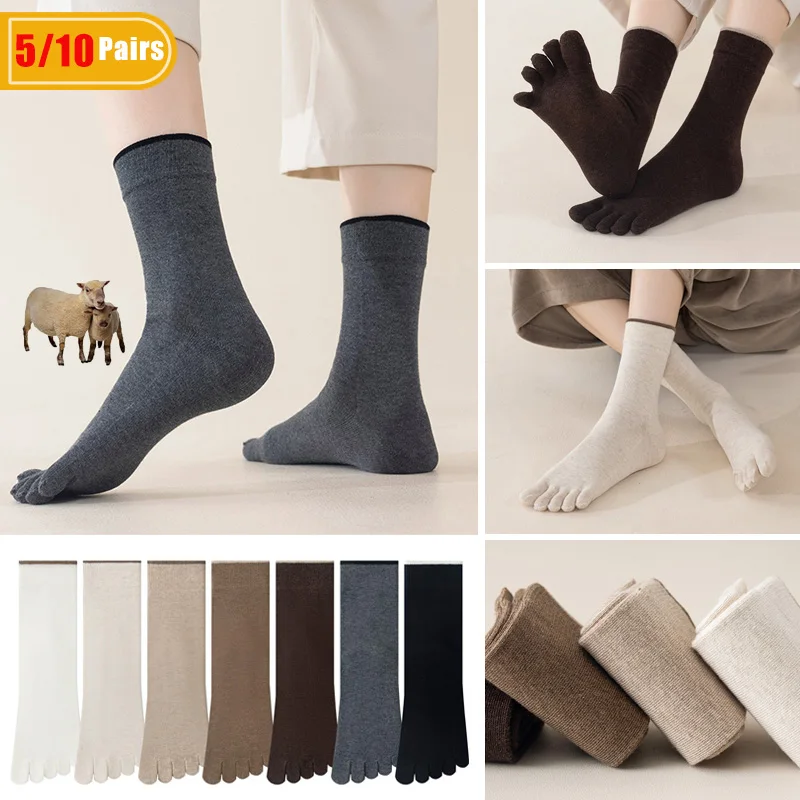 Thermal Sock Winter - 5/10 par męskich wełnianych skarpetek z