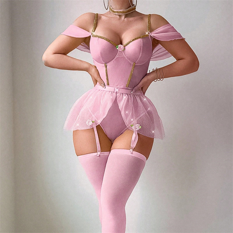Błyszczący kombinezon bielizna – Fishnet Stocking Women recenzja i cena