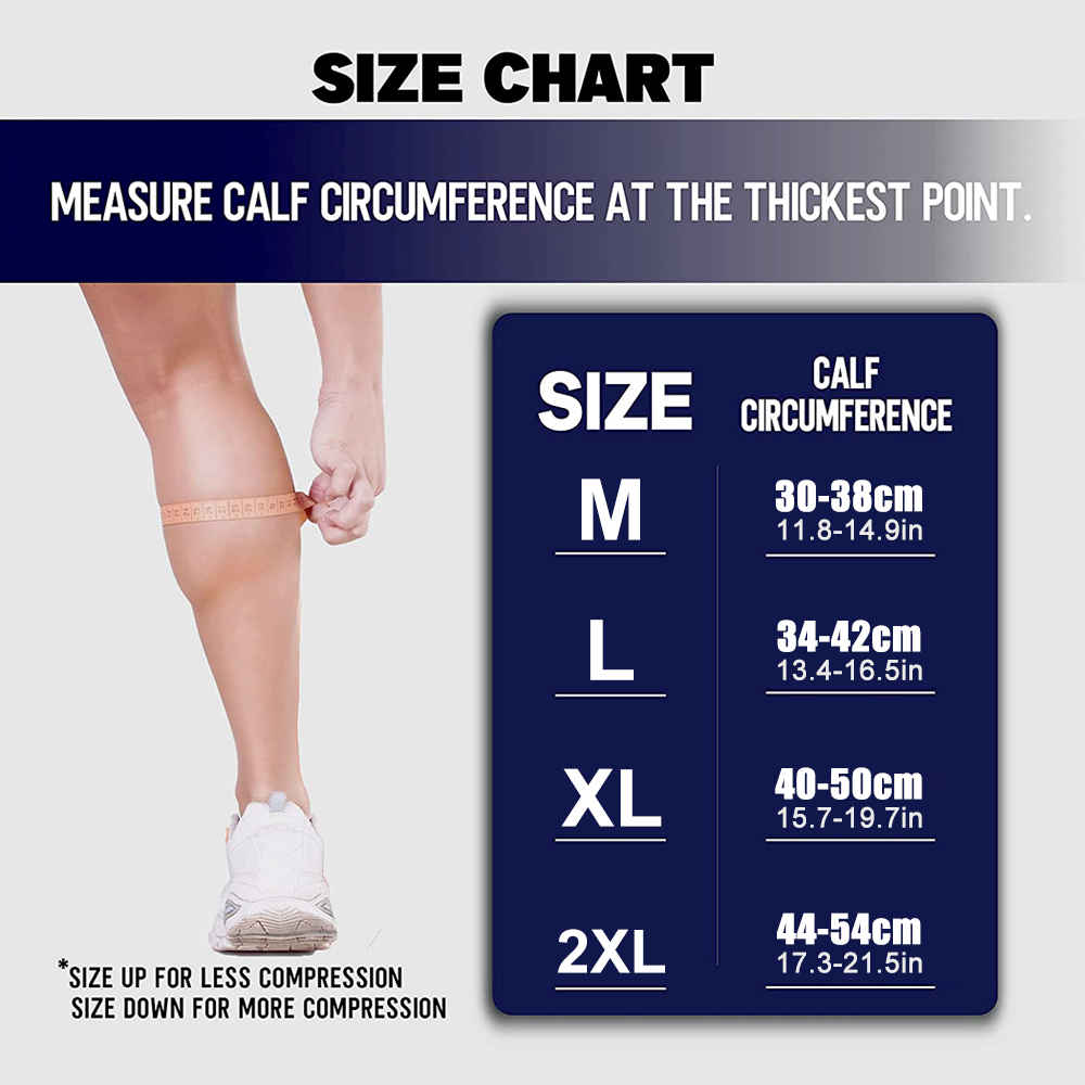 1 szt. opaski uciskowe na łydk – Compression Sleeve Calf recenzja i cena