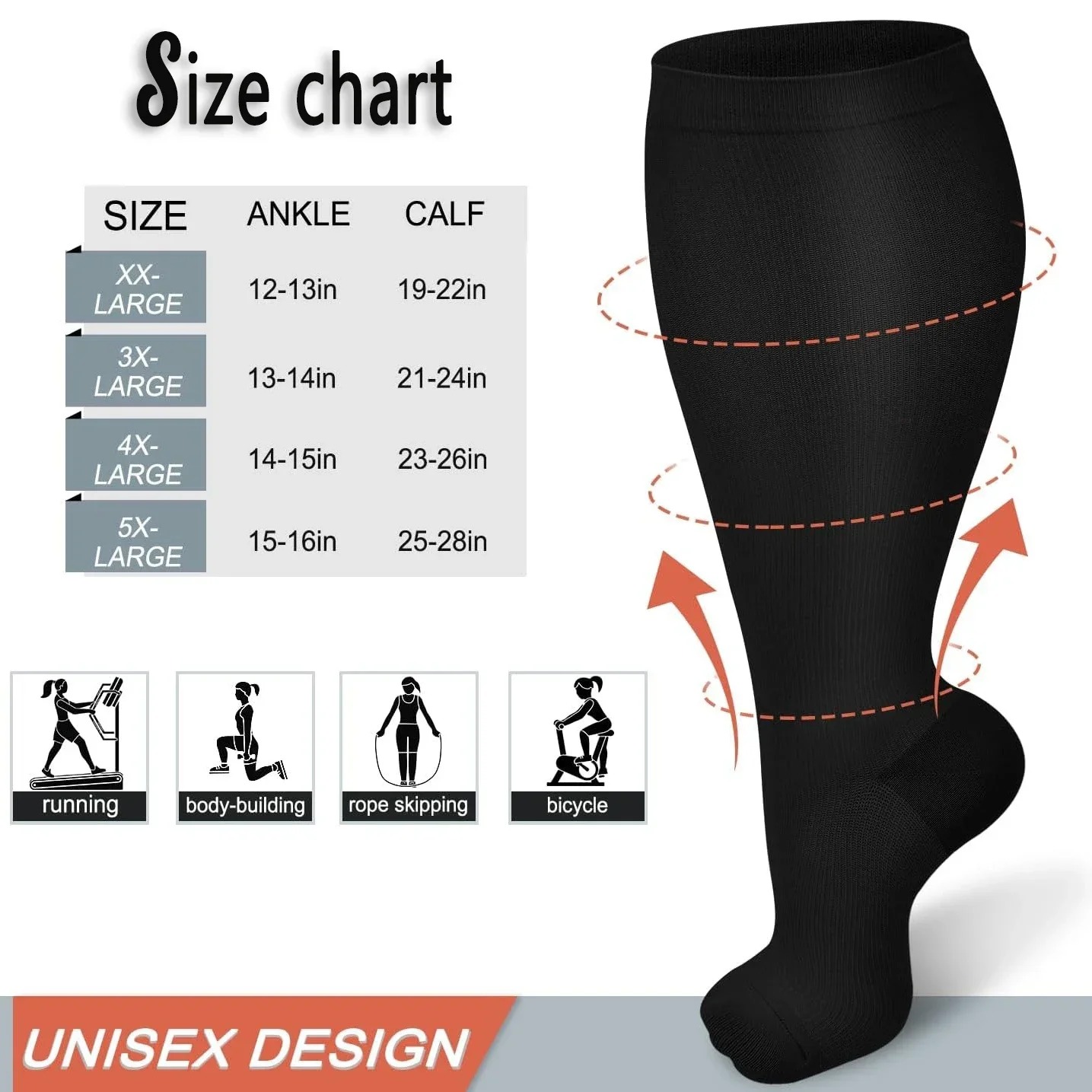 Skarpety kompresyjne plus size – Compression Sleeve Calf recenzja i cena