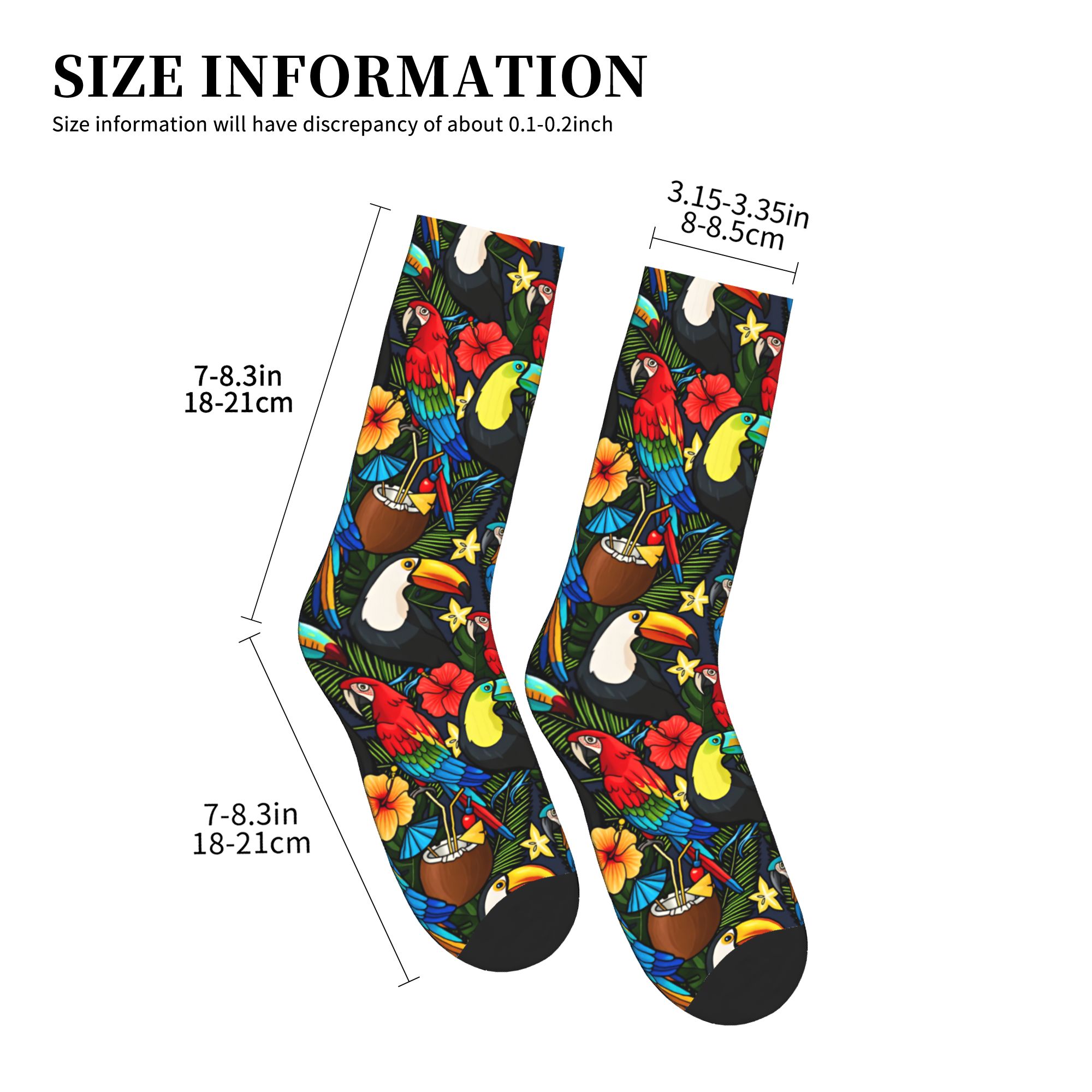 Skarpetki męskie unisex z trop – Dress Sock Men recenzja i cena